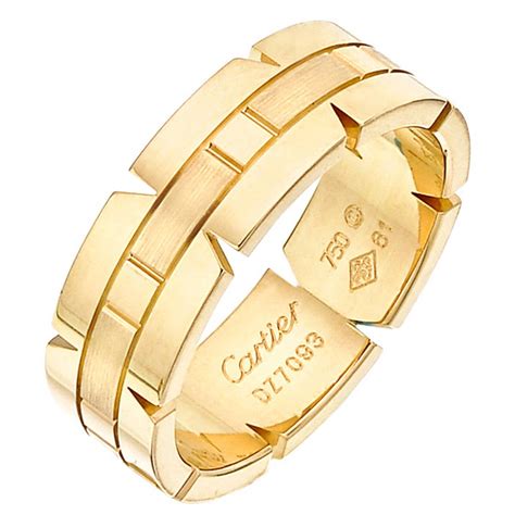 cartier men's ring gold|cartier men's solitaire rings.